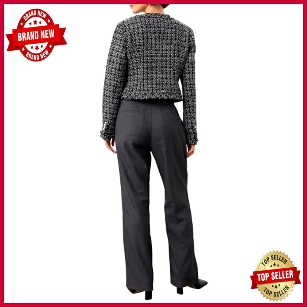 Cropped Button Up Jacket, 90% Polyester 10% Wool,… - image 3